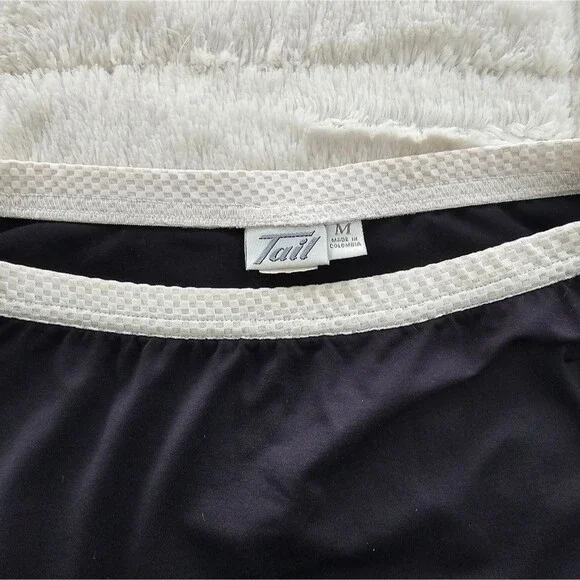 Tail Tech Skirt and Tank Black and White Tennis Pickleball Set Size Medium